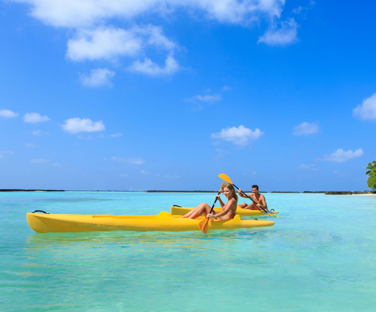 Kayaking Image | Maldives Watersports | Kurumba Maldives 